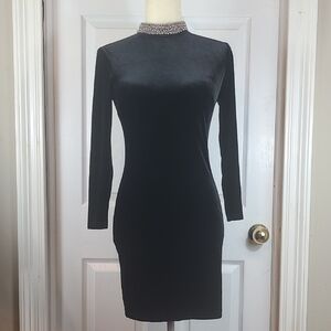 Topshop Velvet Dress